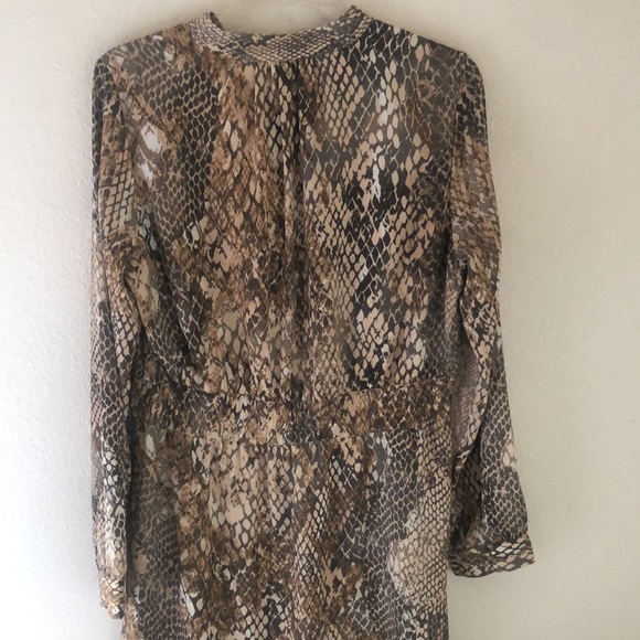 H&M Snakeskin Print Dress NWT - Picture 4 of 4